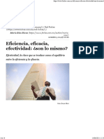 Eficiencia, Eficacia, Efectividad ¿Son Lo Mismo - Red Forbes - Forbes México