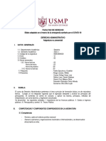 Sílabo Derecho Administrativo adaptado COVID-19