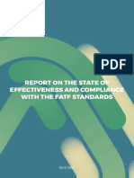 Report On The State of Effectiveness and Compliance With The Fatf Standards