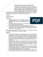 Actas de Sesión de Consejo Municipal