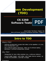 Test-Driven Development (TDD) : CS 3250 Software Testing