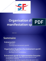 l'Organisation Et La Gestion d'Un Event Sportive