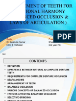 Arrangement of Teeth For Functional Harmony - PPTX 1