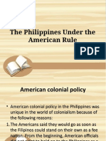 CHAPTER 12 - The Philippines Under The American Rule