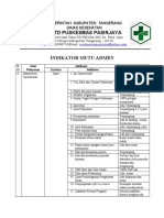 Indikator Mutu Admen 22