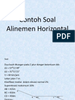 Pertemuan 10 Contoh Alinemen Hoizontal