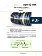 Ficha Técnica de Producto Tubería Corrugada PEAD Doble Pared 450mm