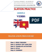 KHXHNV - Translation Practice - Lesson 4 - Verbs