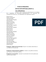  Prueba de Matemática (PARTE 1)