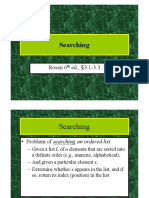 Searching: Rosen 6 Ed., 3.1-3.3