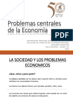 La Sociedad y Los Problemas Economicos