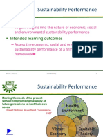 Sustainability Performance: - Objectives