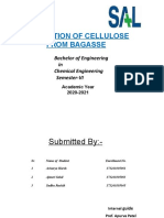 Extraction of Cellulose from Bagasse