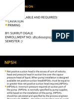 NPSH, Cavitation and Priming in Pumps Explained