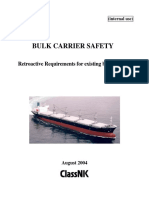 Bulk Carrier Safety Retroactive Requirements