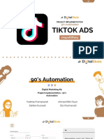 Project Implementation - 90's Automation - Tiktok Ads