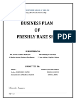 Business Plan Freshly Bakeshop