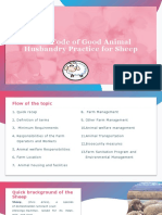 PNS: Code of Good Animal Husbandry Practice For Sheep