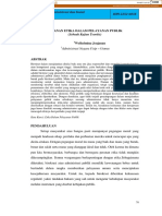 Peranan Etika Dalam Pelayanan Publik: Jurnal Ilmu Administrasi Dan Sosial "Societas" ISSN 2252-603X