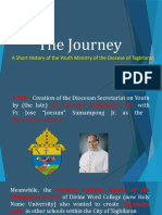 The Journey: A Short History of The Youth Ministry of The Diocese of Tagbilaran