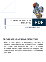 Chemical Process Industry: Code TKM21216: 3 CU