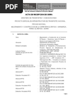 Acta de Terminacion de Obra