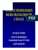 Atteinte Neurologique Micro-Traumatique de L'Epaule