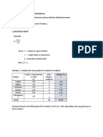 DESCRIPTIVE ANALYTICS: ASYNCHRONOUS MEASURES