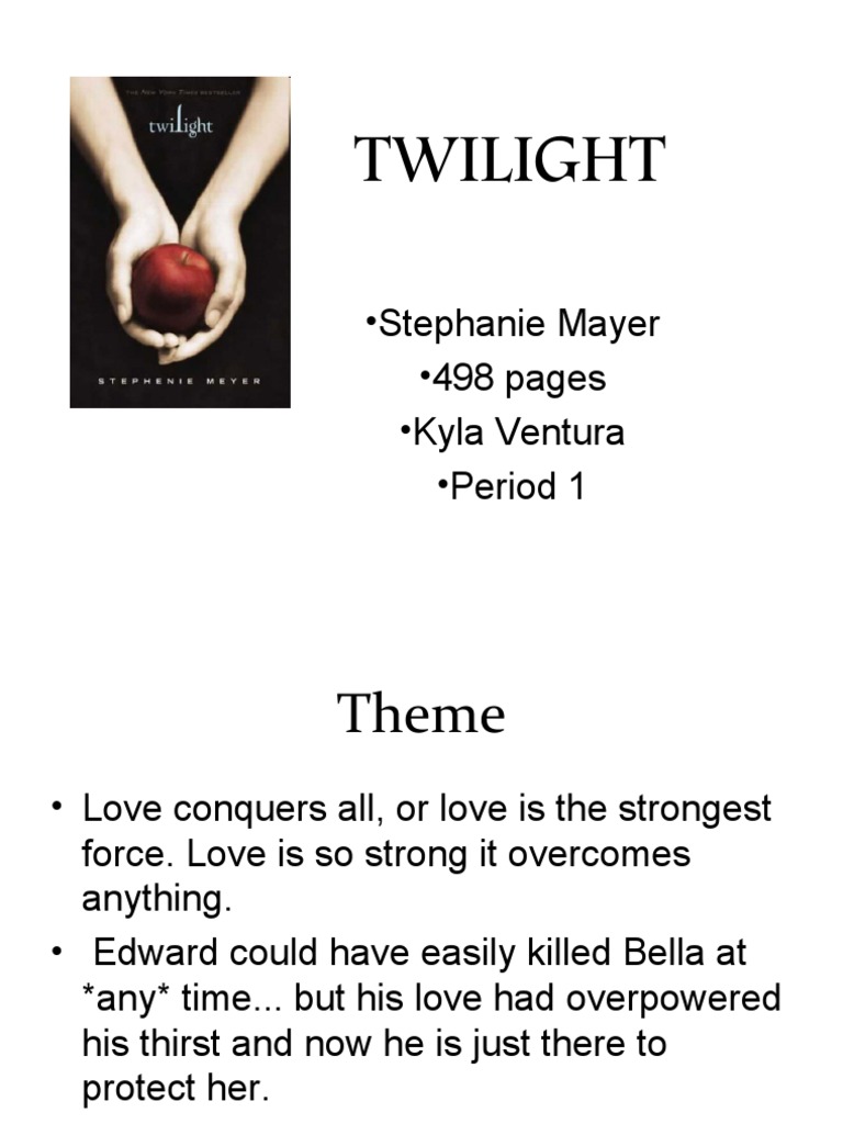 Twilight Character Analysis and Themes | PDF