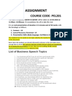 Assignment: CA-2 Course Code-Pel201