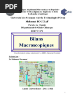 Bilan de Matière en Chimie Industrielle | PDF | Chaleur | Enthalpie de ...