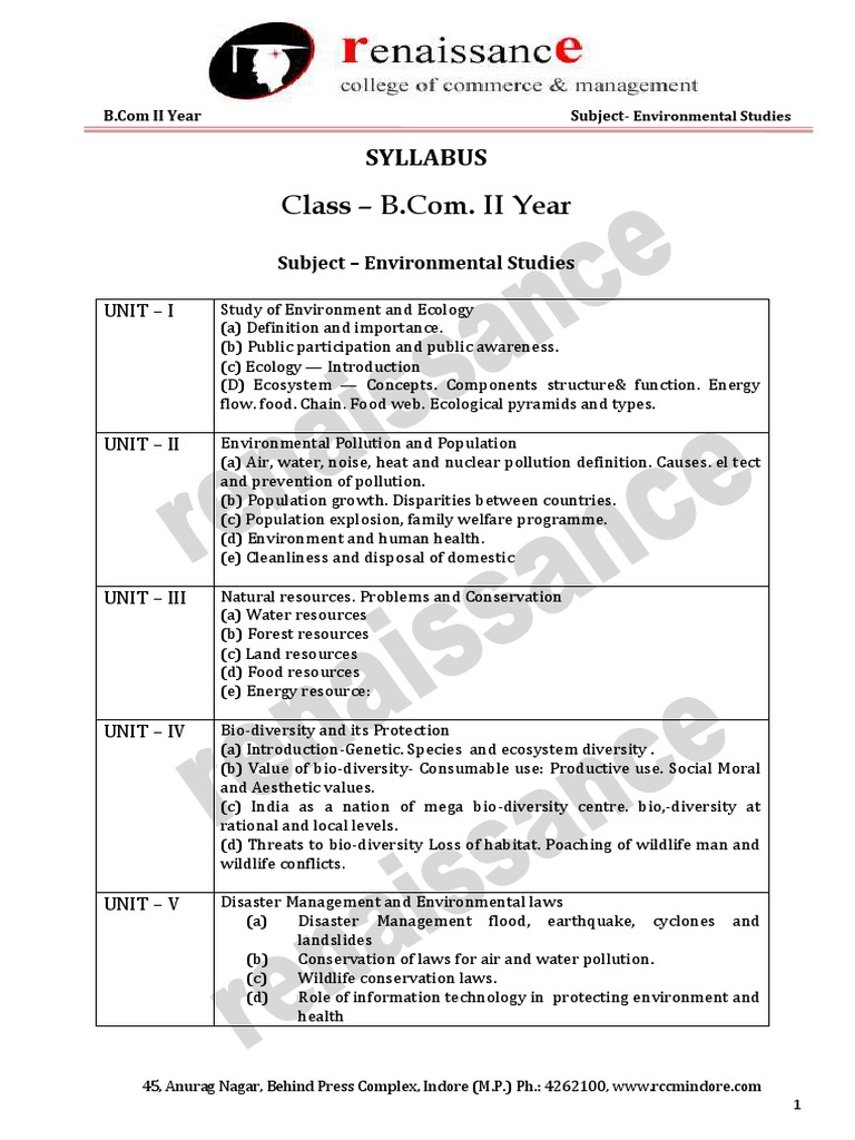 Environmental Studies 19 | PDF | Ecology | Natural Environment