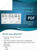 Detente - Success or Failure