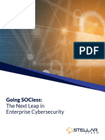 Going Socless:: The Next Leap in Enterprise Cybersecurity