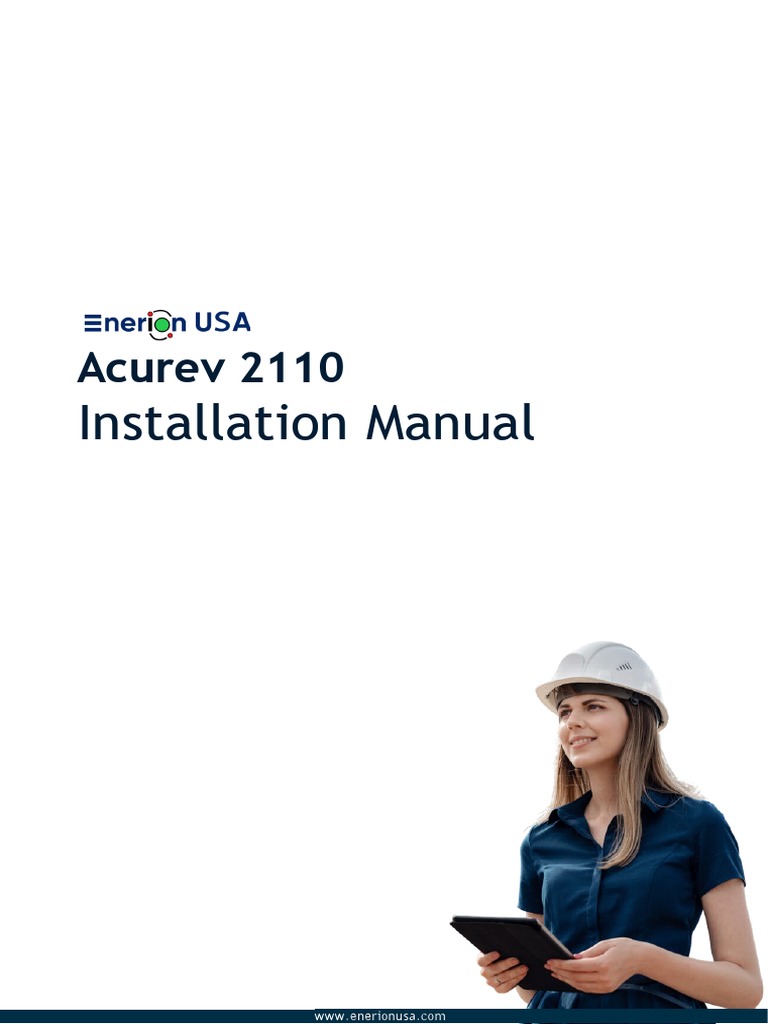 Acurev 2110 Installation Guide | PDF | Power Supply | Transformer