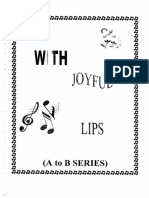 With Joyful Lips Notations (A1-B40)