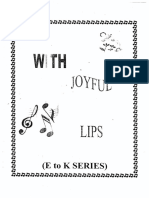 With Joyful Lips Notations (E1-K26)