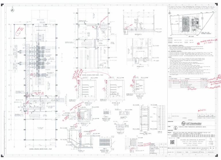 Mathikere 220kV Indoor CL Civil IDC PDF