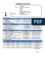 Curriculum Vitae: Passport Seaman Book Medical Check Up