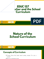 1 - Nature of School Curriculum