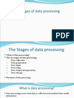 2.3 Stages of Data Processing