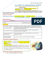 Martes, Ciencia y Ambiente