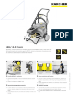 HD 6/15-4 Classic: Gran Durabilidad y Resistencia Mayor Rendimiento de Limpieza