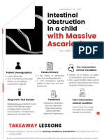 Intestinal Obstruction in A Child: With Massive Ascariasis