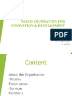 Nesco Foundation For Innovation & Development: by - Swapnil Patel Sy Bba Itm