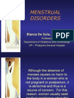 Menstrual Disorders