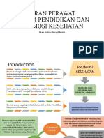 Peran Perawat Dalam Pendidikan Dan Promosi Kesehatan