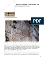 GUILLERMO CASO DE LOS COBOS -El Arte Paleolítico Geométrico Podría Ser Explicado Por El Uso Ritual De Sustancias Psicoactivas