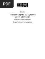 IBM Cognos 10 Dynamic Query Cookbook