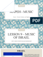 Lesson 9 Mapeh Music Reporting Grade 8